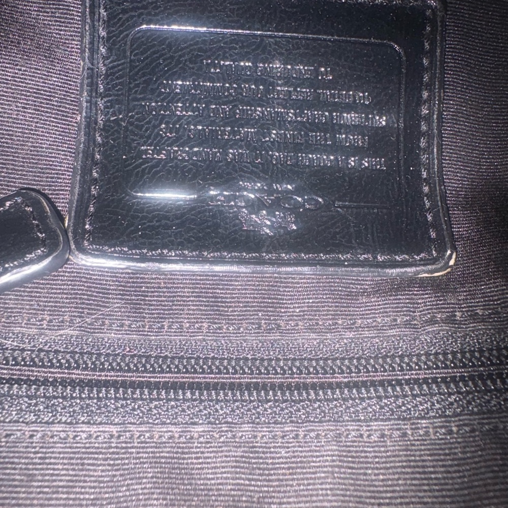 Coach Elegant Black Leather Women's Bag